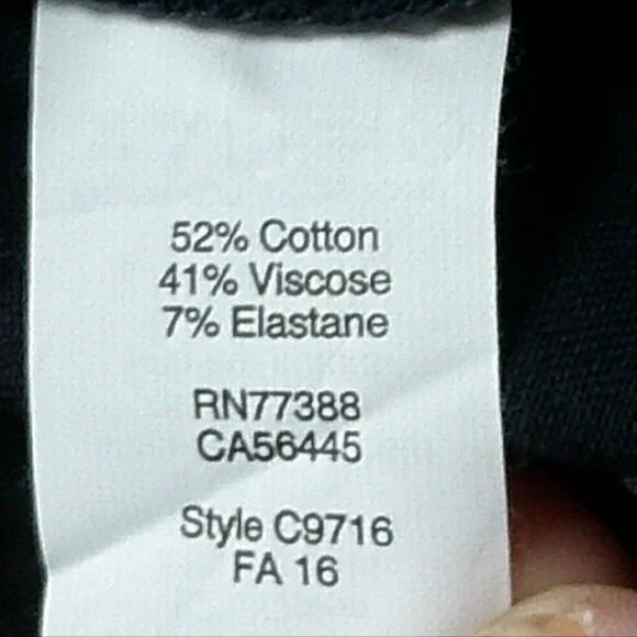 J Crew Factory - Stretch Navy Pant/Chino Trouser- Size 0 Short - Picture 5 of 5